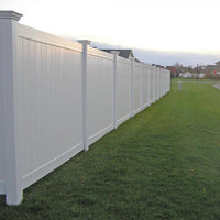 Vinyl Fence Privacy Panels - White - 6FT H