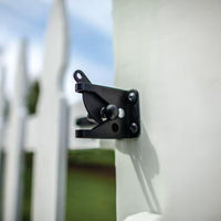 4.562 In. X 2.312 In. Black Steel Gravity Latch