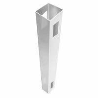 Linden 5 In. X 5 In. X 9 Ft. White Vinyl Routed Fence Line Post